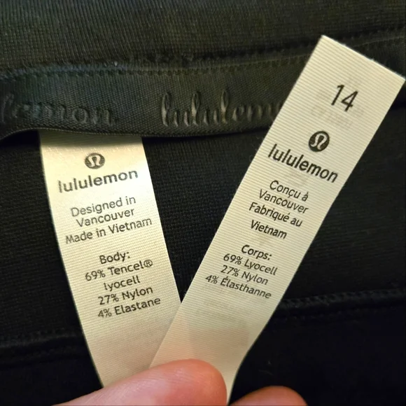 ✨️HOST PICK✨️ 🇨🇦 NWOT Lululemon On The Move Tailored Pants - Picture 14 of 14